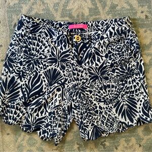 Lily Pulitzer Scalloped Shorts